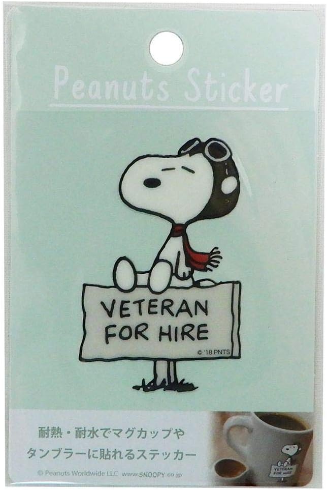 Amazon Co Jp スヌーピー ステッカー 耐熱 耐水ステッカー フライングエース ピーナッツ 家電 カメラ