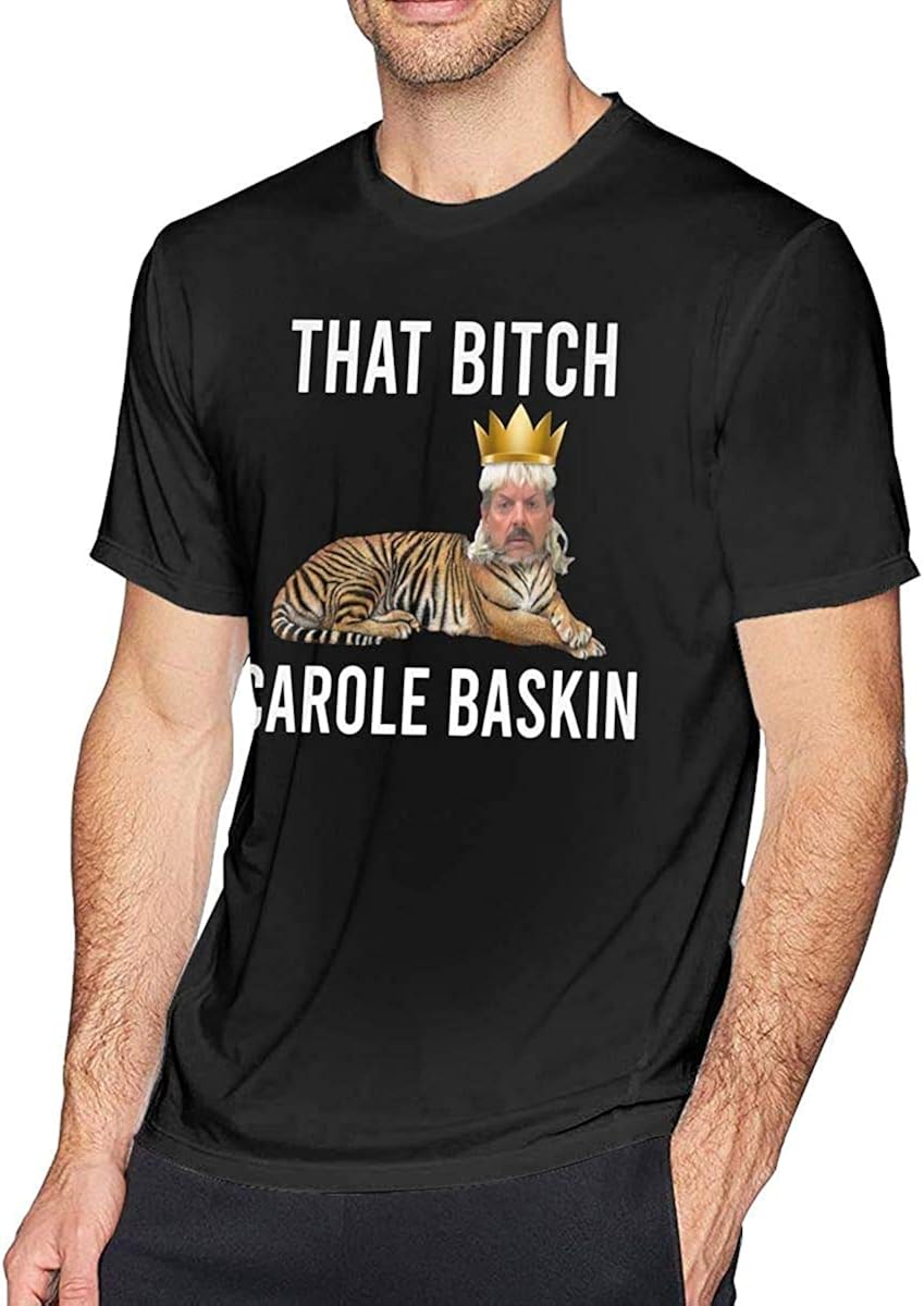 That Bitch Carole BaskinTiger King Men's Classic TShirt Black Amazon