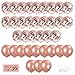 36pc Rose Gold Balloons & Rose Gold Confetti Balloons Set - 12 inch Premium Latex Balloon for Rose Gold Party Decorations, Bridal Shower Balloons, Bachelorette Party Decorations, Wedding Decorations