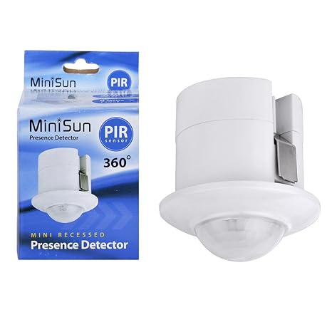 Amazon.com: MiniSun 360Â ° Mini PIR Detector de presencia de ...