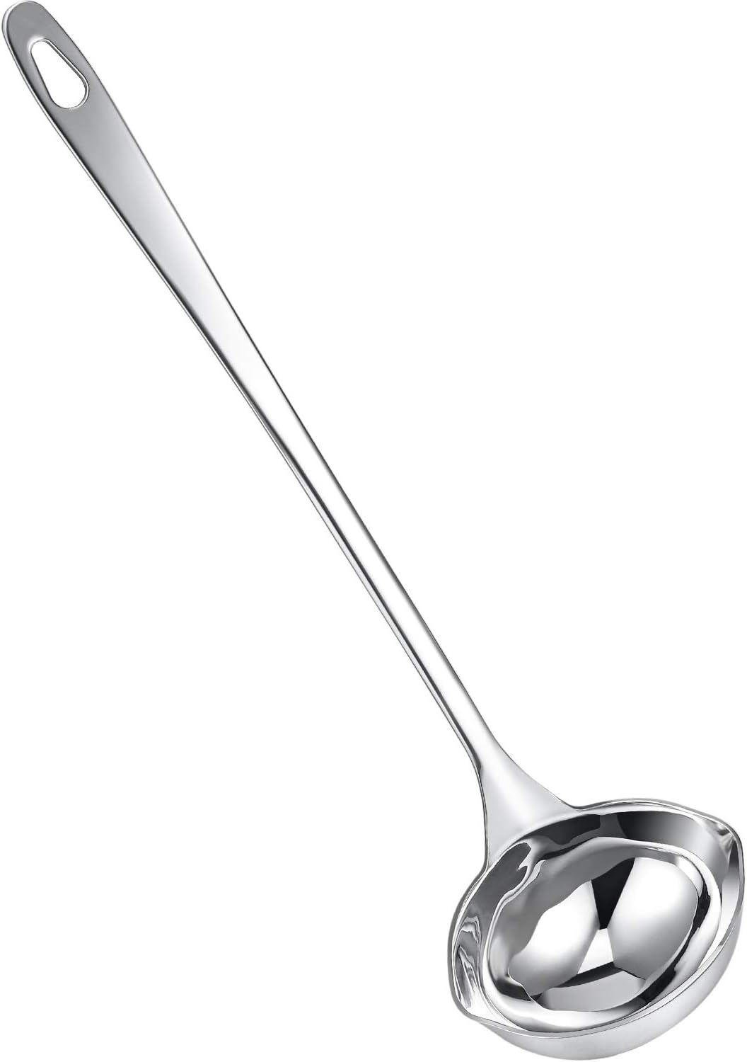 Stainless Steel Canning Ladle Oil Soup Spoon Canning Ladle Pouring Rim