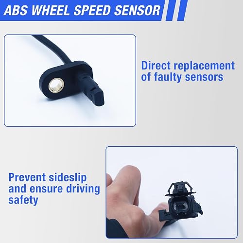WEDOAUTO Front Left Driver Side ABS Wheel Speed Sensor Fit