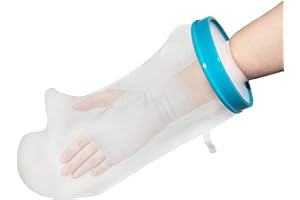 100% Waterproof Cast Covers for Shower Arm, Reusable Adult Half Arm Cast Protector, Cast Bag, Cast Sleeve - Watertight Protec