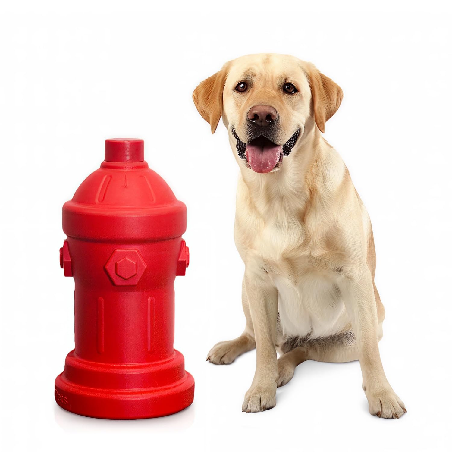 Photo 1 of Lovewag Pets Large Dog Fire Hydrant 8x14 for Potty Training - Indoor Outdoor Male Dog Pee Training Aid, Medium Large Breeds - Fillable Plastic