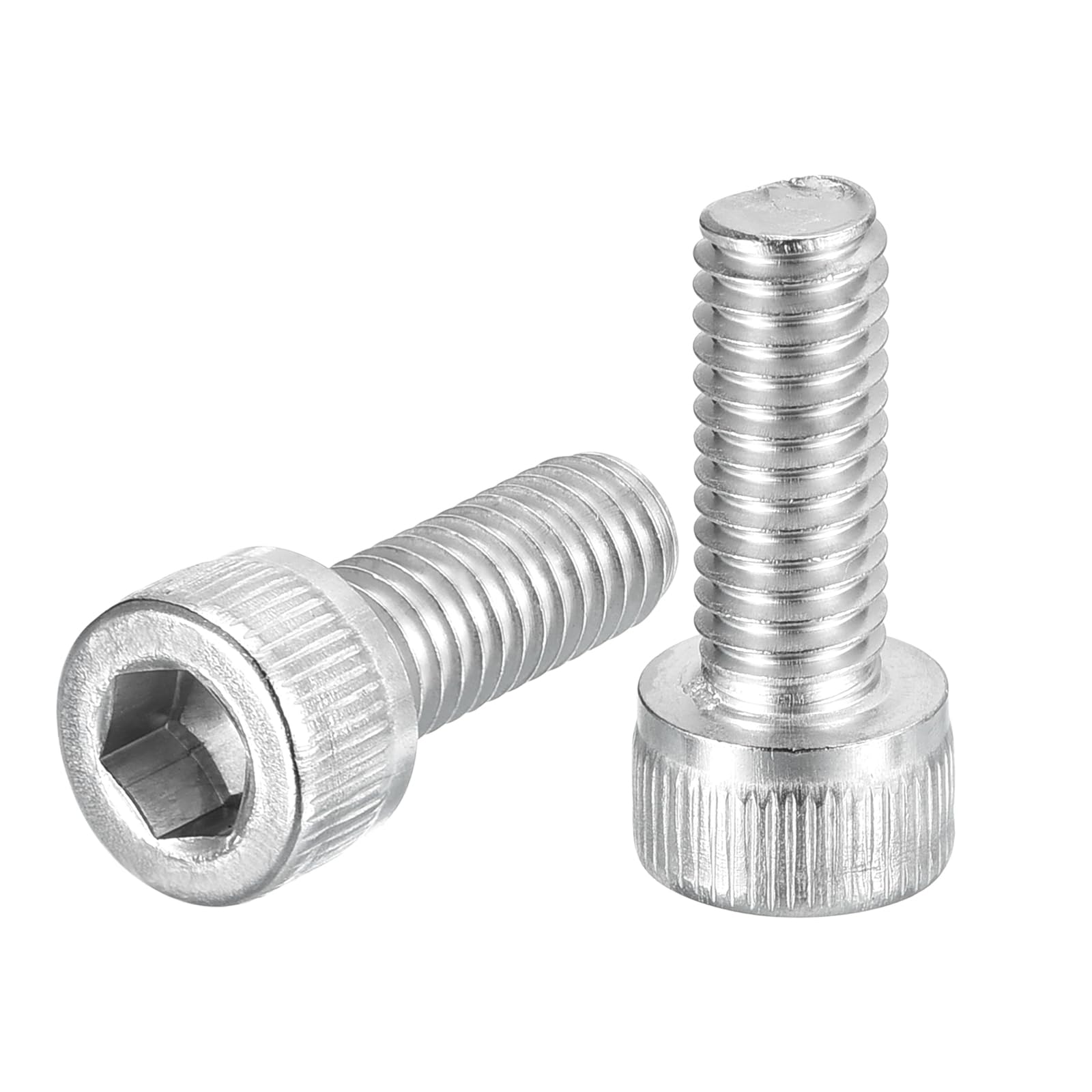 uxcell Hex Socket Bolts (M6-1x16), 304 Stainless Steel Hex Socket Drive Screw, Silver Tone, 40 Pcs