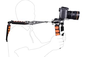 Asixxsix Universal Shoulder Rig Kit, Camera Shoulder Mount Kit for DSLR Video Camcorder Stabilizer, Adjustable Brackets & Han