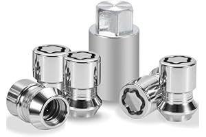 Wheel Locks Lug Nuts M12 x 1.50 Fit for‌ Ford Bronco 2021 2022 2023 2024 Hex Key Cone Seat Replace M2DZ-1A043-A