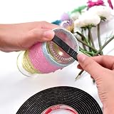Kissral Double Sided Foam Tape 3x10mmx5m Heavy Duty Waterproof Black Indoor view 4