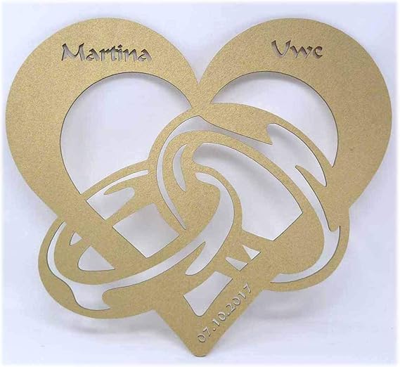 Schlummerlicht24 Goldhochzeit Goldene Silberne Hochzeit Lampe Mit Namen Und Hochzeitsdatum Ehepaar Amazon De Beleuchtung