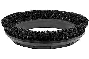 XIHU Commercial 237049 Nylon Carpet Shampoo Orbiter Brush, 10" Diameter, for the ORB550MC, ORB600MW and ORB700MC Orbiter Floor Machine Black (1 PC)