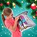 GirlZone: Magical Reversible Sequin Pillow for Girls Bedroom Decor, Great Gift for Girls (Purple)