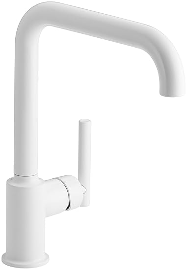 Kohler K 7507 0 Purist Single Hole Kitchen Sink Faucet With 8 Inch