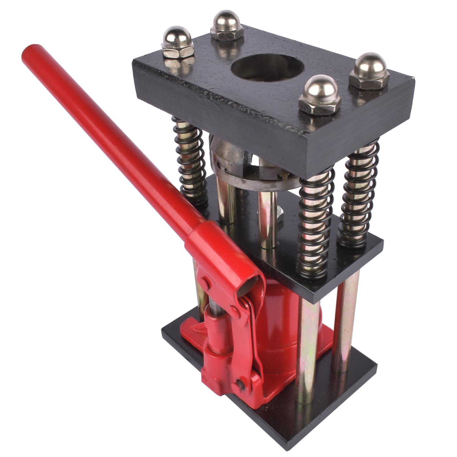 Photo 1 of 13-20mm Manual Hydraulic Hose Crimper, 6 Tons 6 Teeth Hose Pressing Tool for 0.51”-0.79” PVC Rubber Hose – Benchtop Bottle Jack Press Crimper, High Pressure Sprayer Hose Pressing Crimping Tool Mixizap