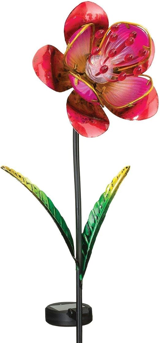 Regal Mystic Flower - Estaca Solar en Color Rosa: Amazon.es: Hogar