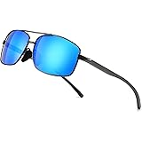 SUNGAIT Ultra Lightweight Rectangular Polarized Sunglasses UV400 Protection