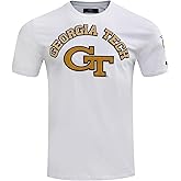 Pro Standard Mens Georgia Tech Classic Chenille Short Sleeve Tee White XL