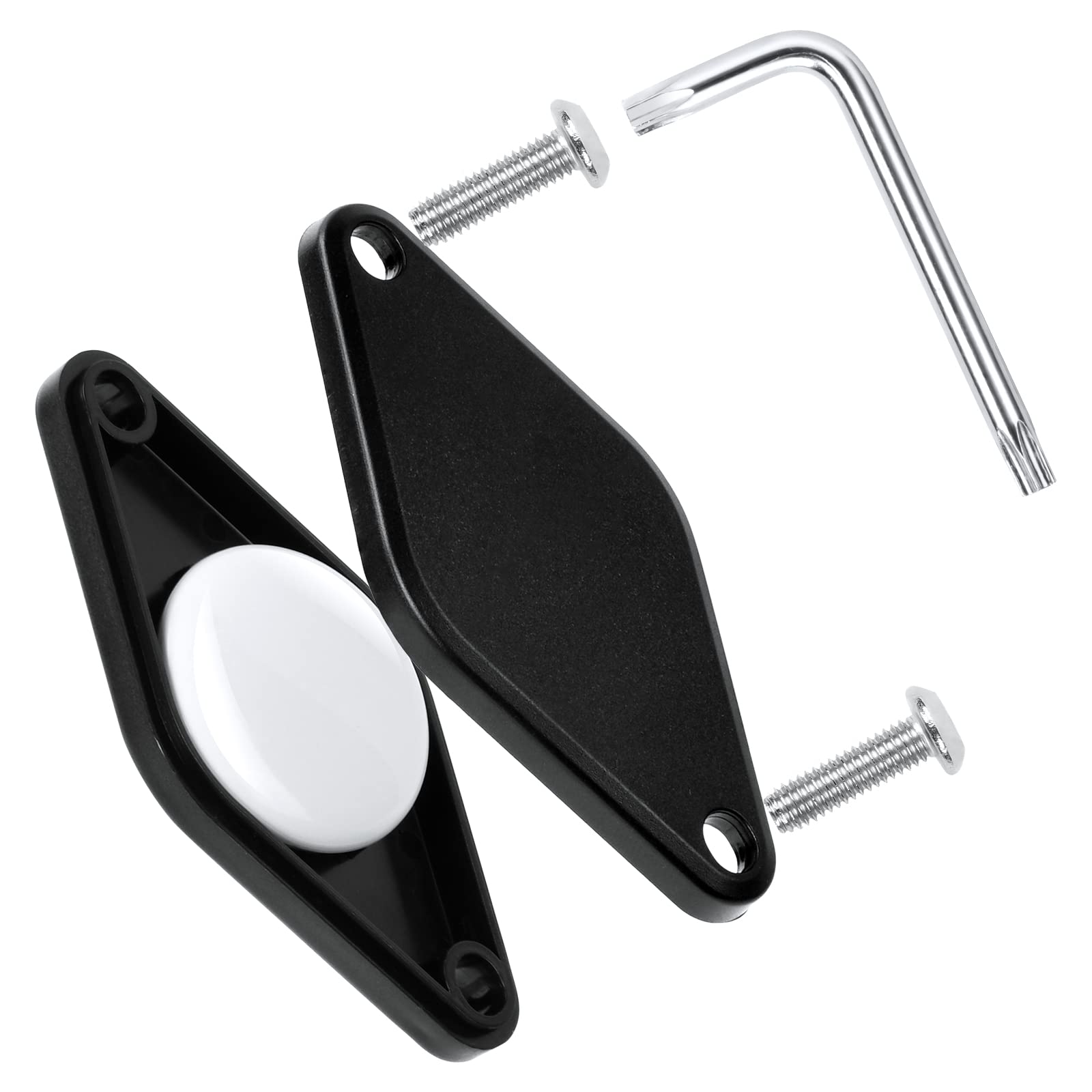 Ainiv Bicycle Mount for AirTag, Bike Mount Holder for AirTag, Water Resistant Anti-Shake Bike Mount Holder, Hidden Under Seat Cases Protectors for Airtags Easy Attach Road Mountain Bicycle