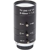 Xenocam 6-60mm 1/3" CS Lens CCTV Lens IR F1.6 Manual Zoom Manual Iris for CCTV CCD Camera