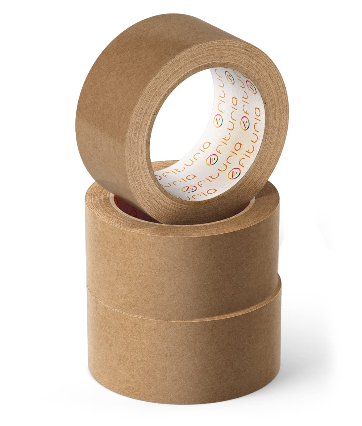 Eco-friendly Kraft Paper Tape Brown Body Tape for Packaging, Pictures or Sealing Safe and Strong Packaging - Ofituria