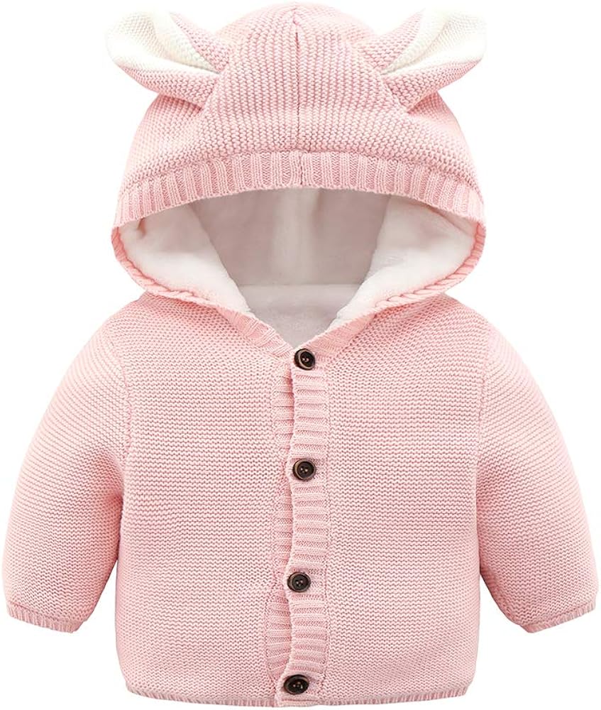 baby girl hooded sweater