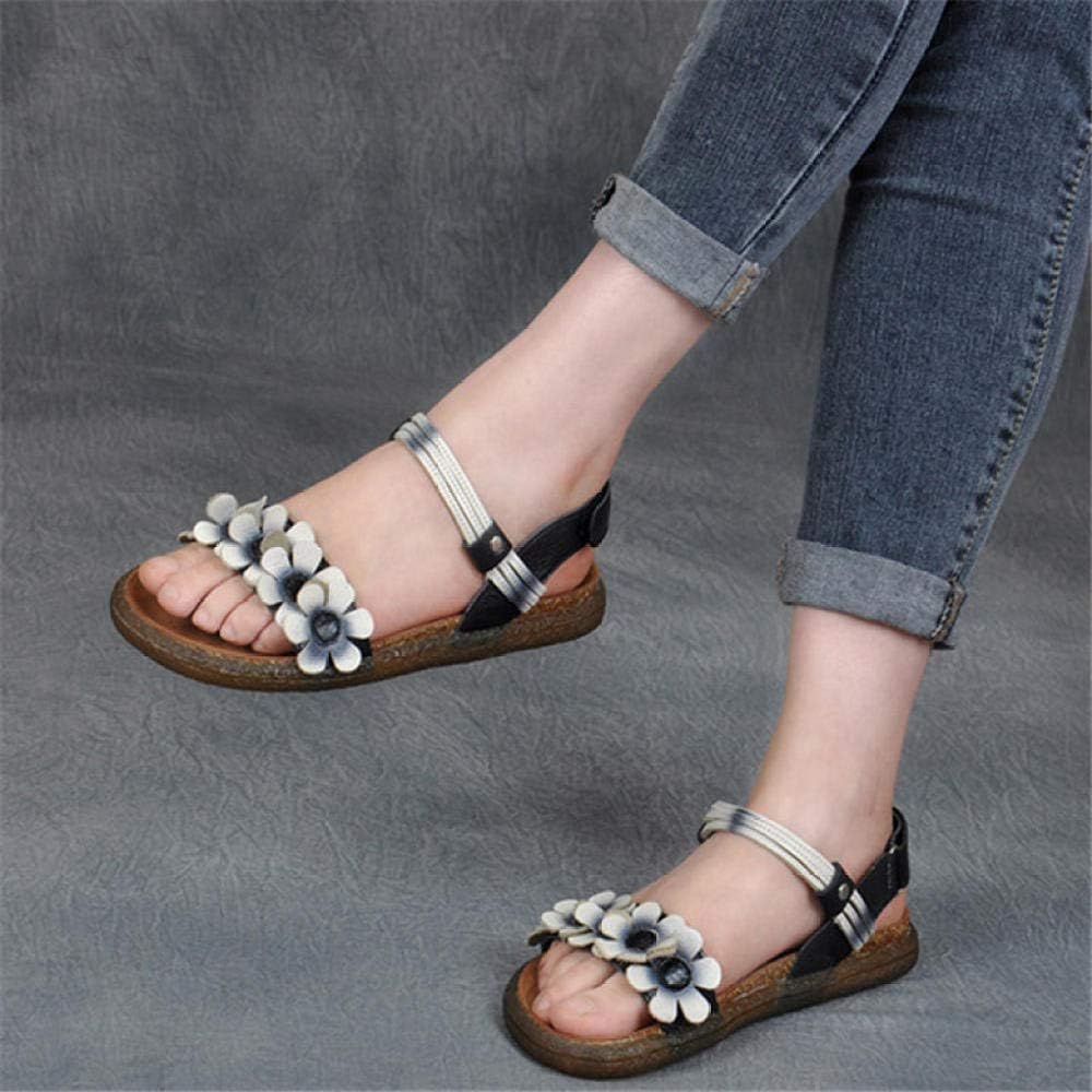 Women's Sandals, Summer Dress Shoes, Comfortable LowHeeled ShoesWhite