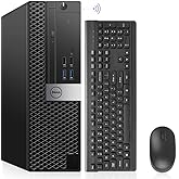 Dell Desktop Computer Windows 11 Pro OptiPlex 7040 i7 Refurbished Small Form Factor PC, i7-6700 3.40GHz,32GB Ram DDR4 New 1TB M.2 NVMe SSD,AX210 Built-in WiFi 6E, HDMI 3 Monitor Support (Renewed)