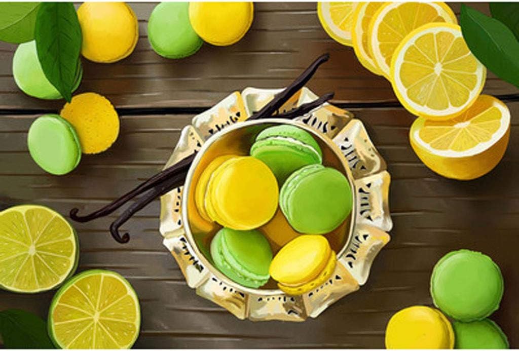 1000 Pieces Jigsaw Puzzles for Adults Kids Food Fruit Cream Puzzle Game Interesting Toys Family Educational Puzzle Toy Picture Puzzle Brain Game Puzzle Box Players Personalized Gift