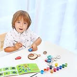 Hisredsun Flat River Rocks 2-3 Inch 48 Pcs for Painting Craft Decor view 7