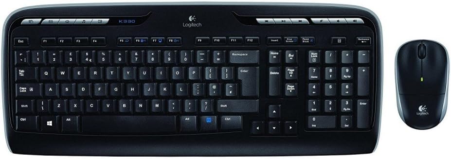 Logitech 920-003971 MK330 Wireless Keyboard and Mouse Combo, QWERTY Italian Layout, Black - Image 3