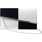 KEENICI Women Glistening Evening Clutch Bags Sequin Envelope Handbag