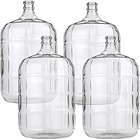 4 X 5 Gallon Glass Carboy For Beer or Wine Making