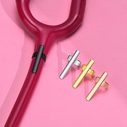 Personalized Stethoscope Name Tag Charms, Stainless