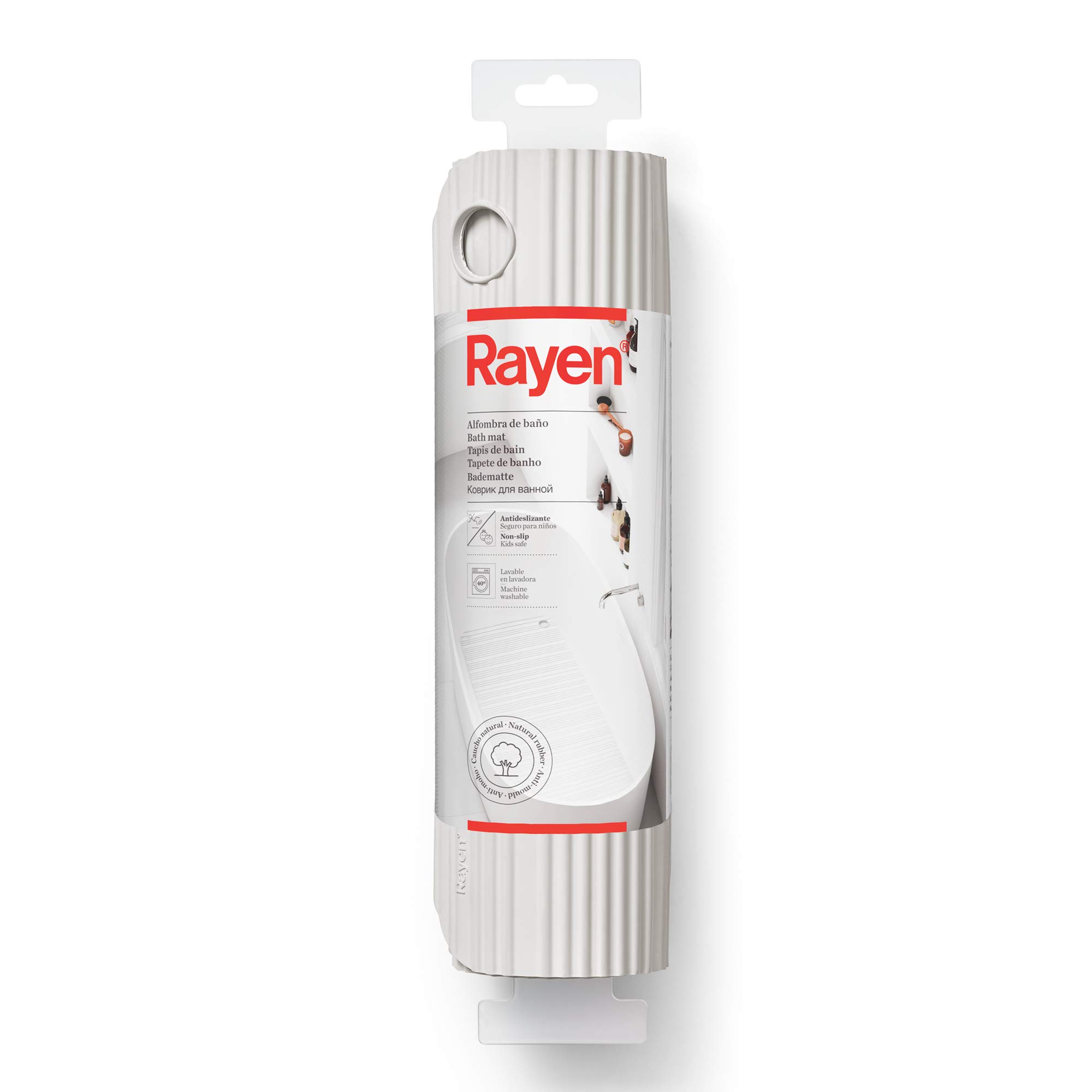 Rayen | Bath mat | shower mat | Maximum quality. 100% natural rubber | Non-slip Mat | Measurements: 50x 50 cm