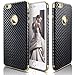 LOHASIC for iPhone 6 Case, Ultra Slim Premium Leather Anti-Slip Shockproof Cases Cover Compatible with iPhone 6s - Carbon Fiber