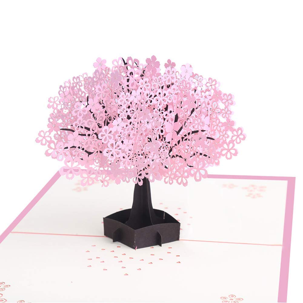 3D Christmas Cards Pop Up Greeting Holiday Cards Gifts for Xmas/New Year/Birthday Card, Tree Card, Nature Card (Tree)