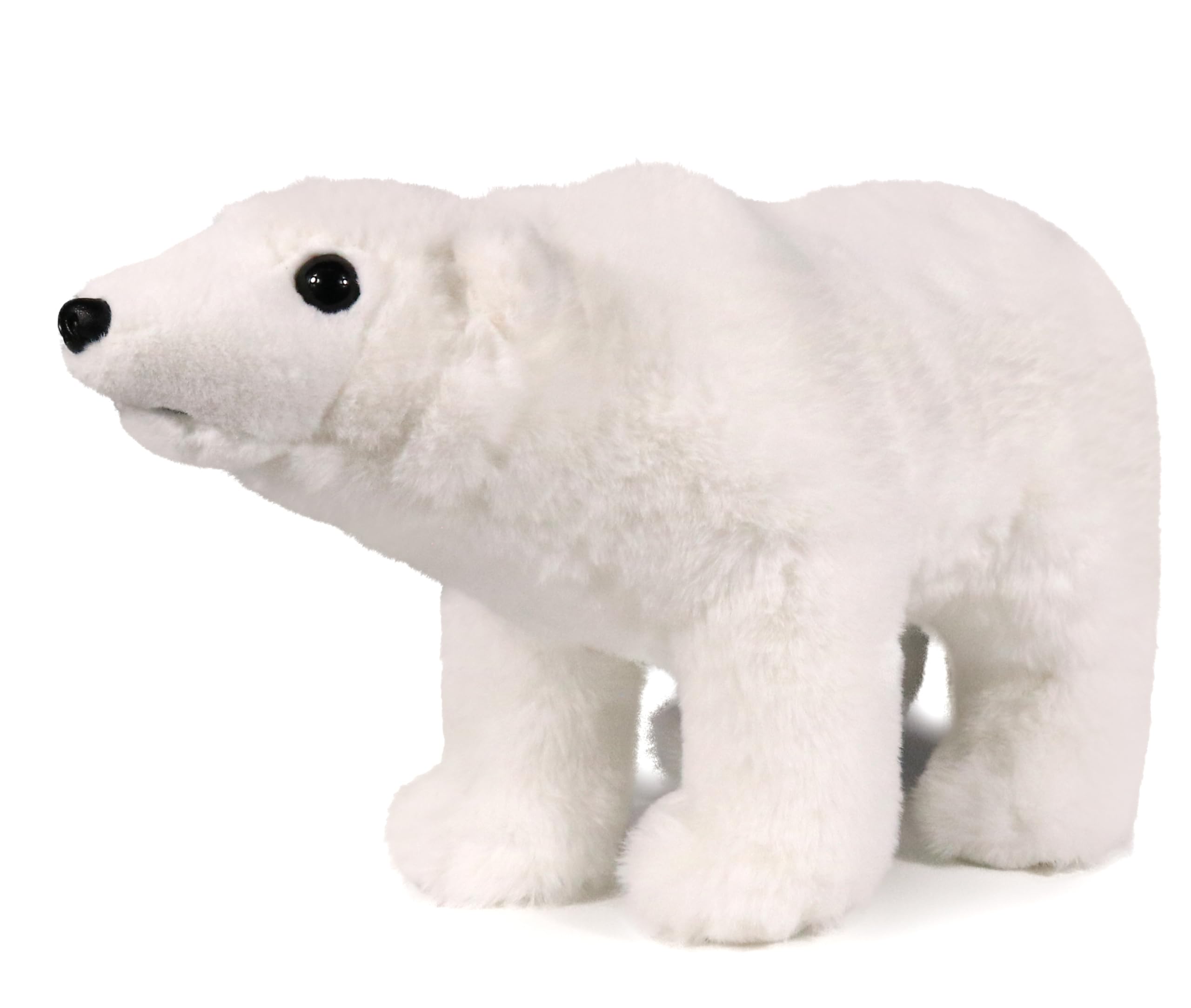 Ice King Bear Large Polar Bear Stuffed Animal Reailistic Plush Toy 15 Inches Length White