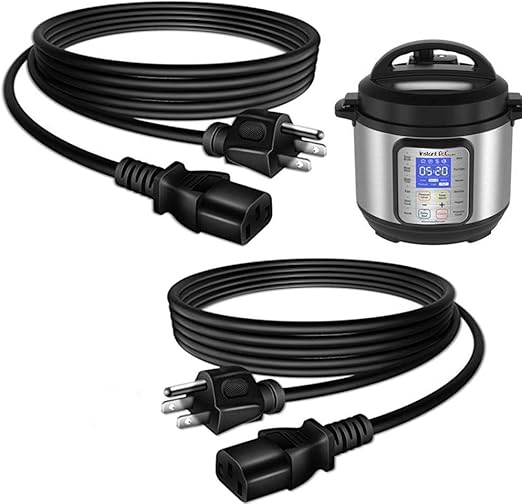 Original Power Cable Compatible for Instant Pot Electric Pressure Cooker, 3.3Ft, 2