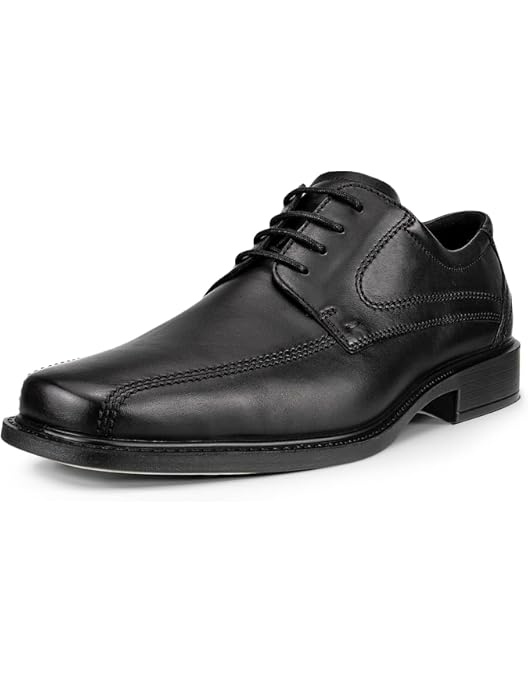 Ecco mens size 44 10-10.5 black leather comfort orthopedic bicycle toe oxfords ECCO Shoes Men US 10 EU 44Black Leather Dress Bicycle Toe  main image 4