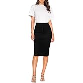 Lexi Womens Super Comfy Hyper Stretch Denim Skirt