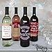 Friends Thanksgiving Feast - Friendsgiving Party Decorations for Women and Men - Wine Bottle Label Stickers - Set of 4