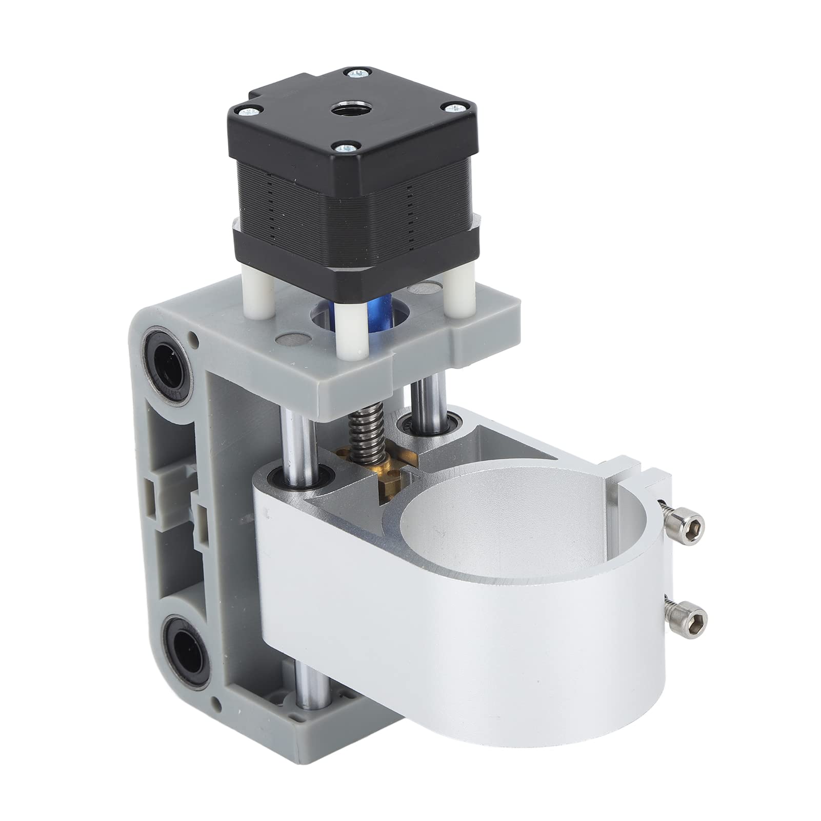 CNC Aluminum Z Axis Spindle Motor Mount for 3018 Pro, 52mm Diameter Engraver Z Axes Motor Bracket Holder (Grey)