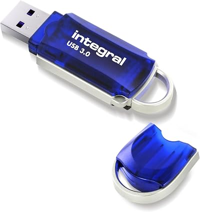Integral 512GB USB 3.2 Gen 1 Flash Drive Courier Blue 120MB/s