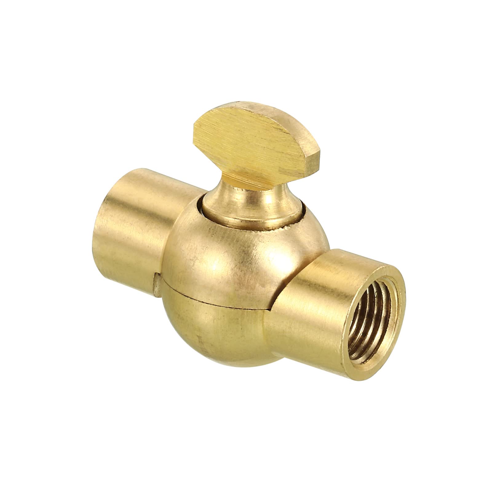 PATIKIL M10 Sloped Ceiling Adapter, Rotatable Swivel Hanging Angled Brass Light Fixture 180 Degrees Adjustment for Pendant Light Chandelier Ceiling Lamp