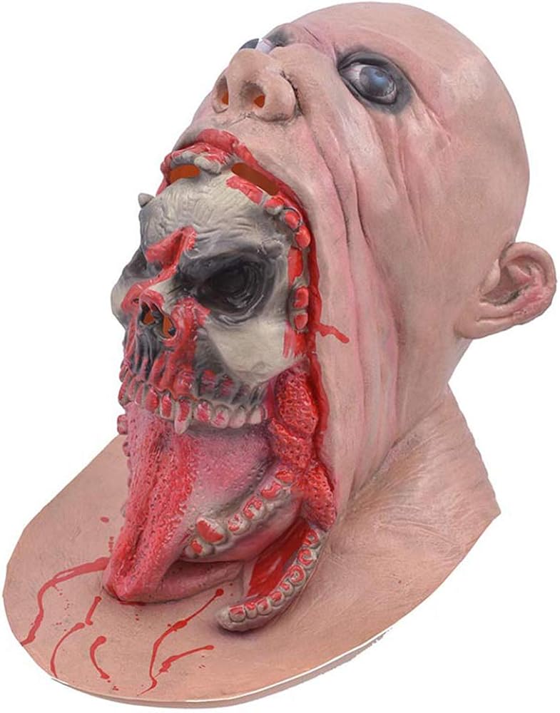 Halloween mask Horror Bloody Devil Zombie mask Double Face Halloween mask Horror Bloody Devil Zombie mask Double Face