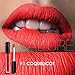 Focallure Matte Lipstick Lipgloss Womens Makeup Stay On Glossier Lip Gloss Long Lasting Colorstay Liquid Waterproof Lip Stick Coquelicot