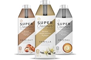 KITU SUPER COFFEE Keto Coffee Creamer | 0g Added Sugar, 2g Protein, 40 Calories [Vanilla] 25.4 Fl Oz, 3 Pack