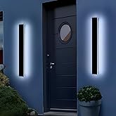 Daoseolo 2 Pack 39.3inch Exterior Wall Light Fixture, Long Outdoor Modern Led Wall Lights, 6000K Cold White, 36W, IP65 Waterp