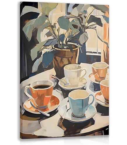 絵画/タペストリー NO COFFEE  makersspace Canvas  NO ART Amazon.com: Without Coffee I Literally Can't Even Canvas