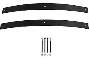BALOCEO Add-a-Leaf Spring Lift Kit Compatible with 1977-2004 Ford F250 F350 Super Duty 2WD 4WD Steel Black Powder Coated Front Level Kit
