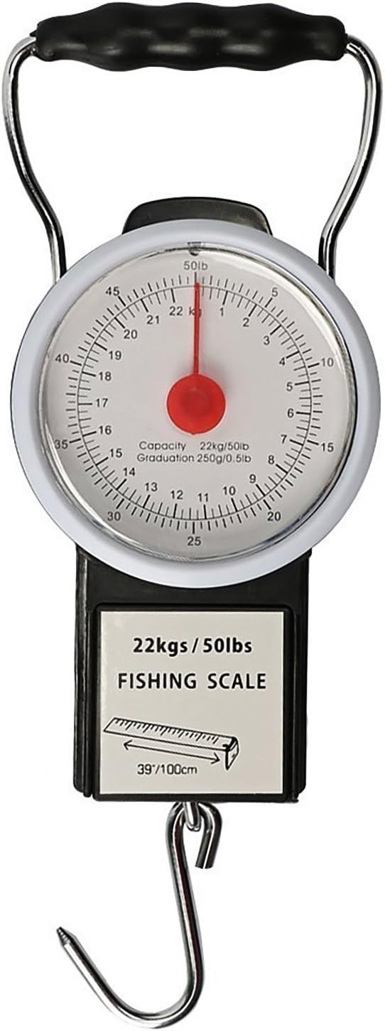Goture Dial Fishing Weighing Scale Hanging Scales with Tape Measure for Kitchen, Fishing